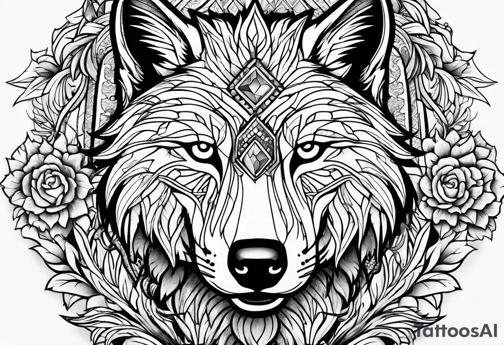 Fierce Wolfe tattoo idea