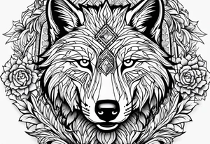 Fierce Wolfe tattoo idea