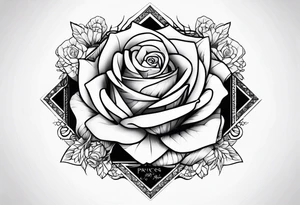 Tattoo the name of my wife Princess Rose Salaya tattoo idea