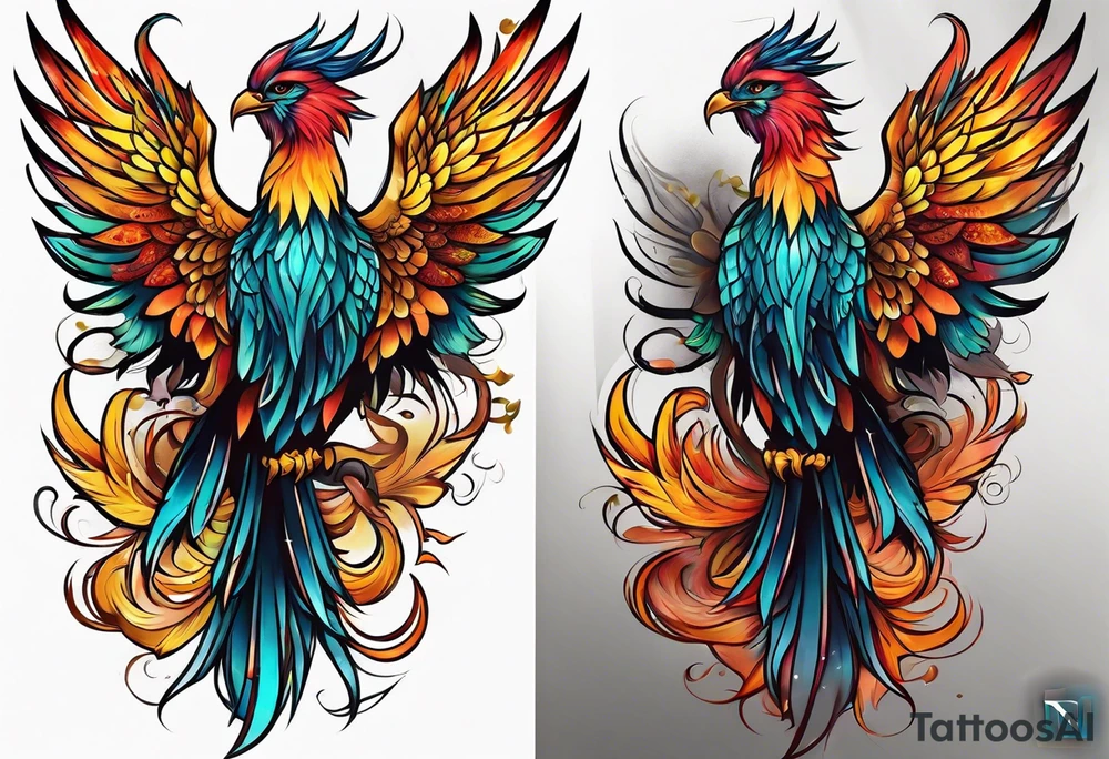 phoenix tattoo idea
