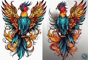 phoenix tattoo idea