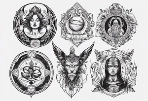stoic virtues tattoo idea