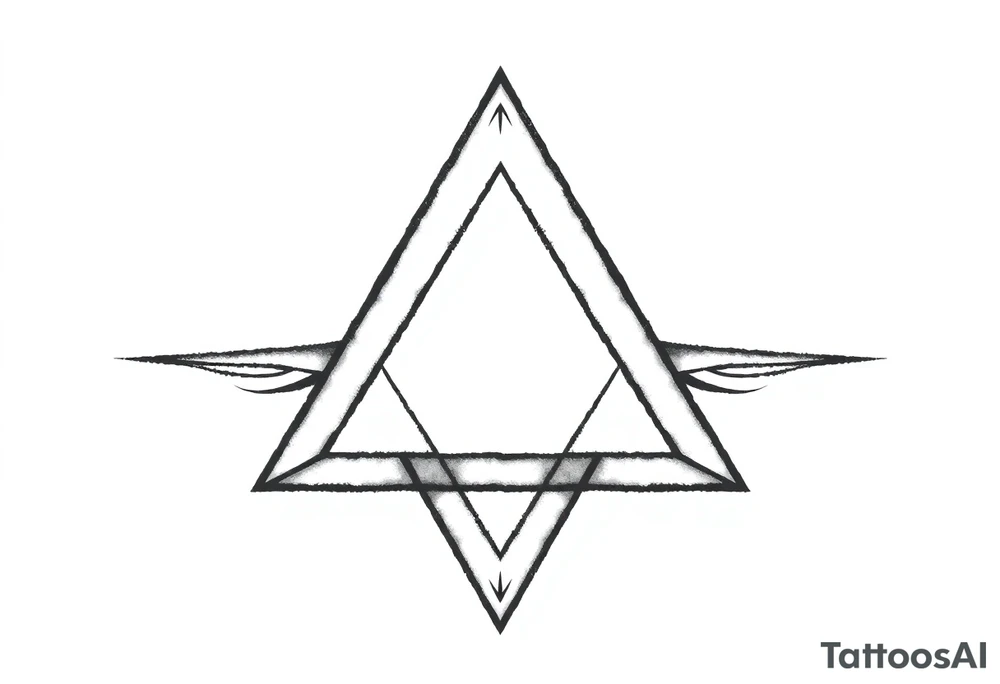 In some cases, a triangle tattoo represents the 3 aspects of the self. This design reminds you to take care of yourself physically, mentally, and spiritually or emotionally. They all need to be balanced for you to be happy and healthy tattoo idea