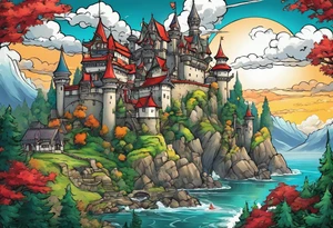Howls Castle tattoo idea