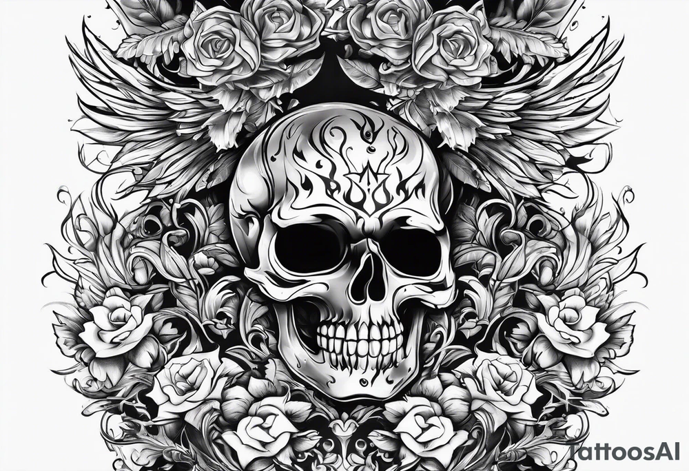 Weld,skulls,flames,sparks tattoo idea