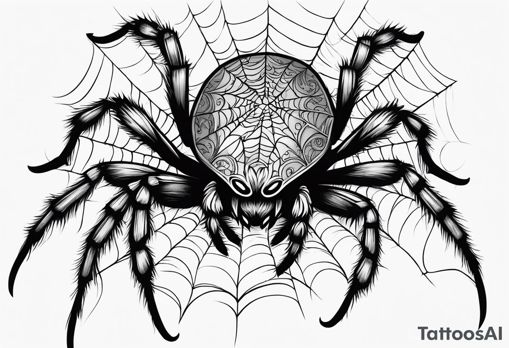 Spider tattoo idea
