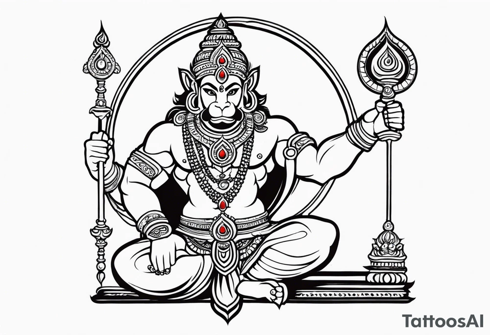 hanuman visna tattoo idea