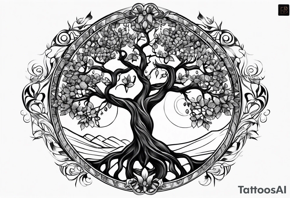 tree of life tattoo idea