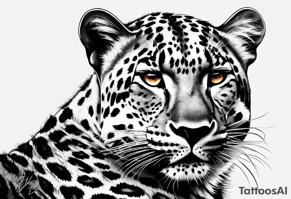 leopard tattoo idea