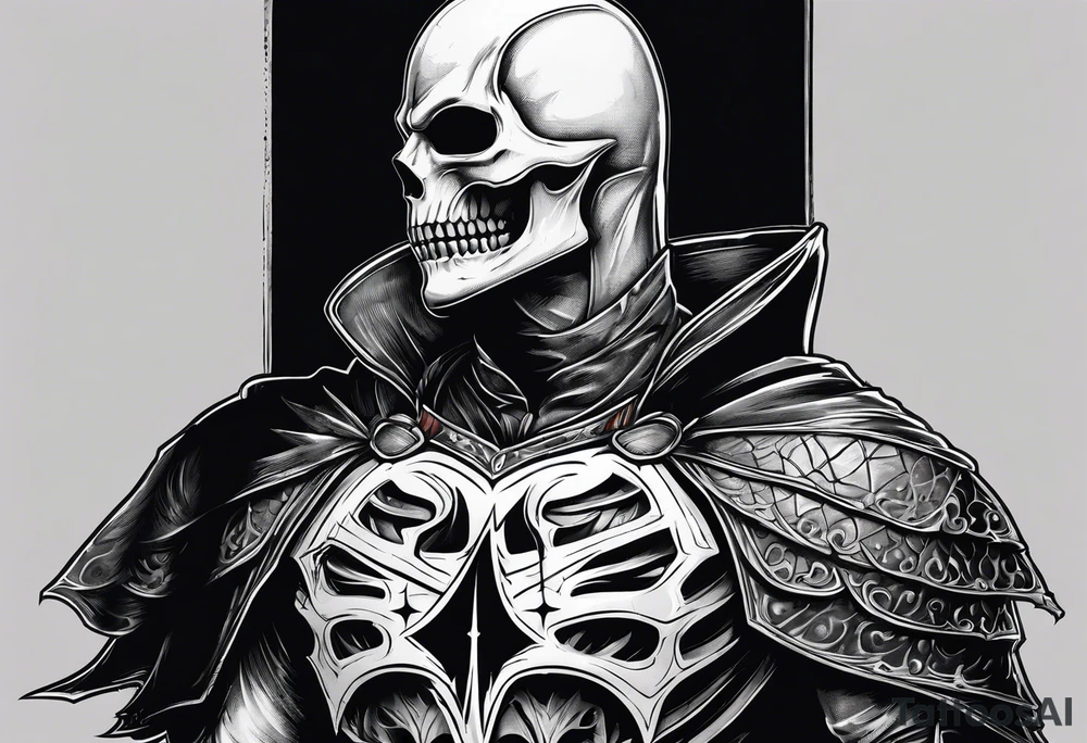 Dark knight, Skeleton tattoo idea