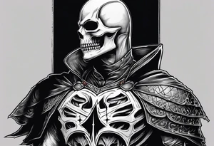 Dark knight, Skeleton tattoo idea