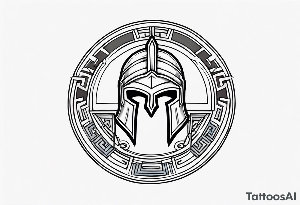 greek spartan symbol tattoo tattoo idea