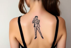 Rick Astley Never Gonna Give You Up Dance Pose tattoo idea
