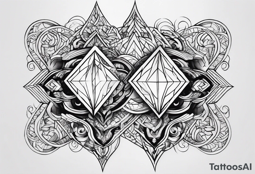mind over heart tattoo idea