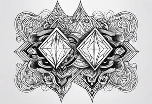 mind over heart tattoo idea