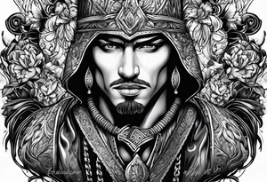leather man tattoo idea