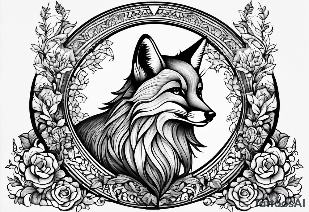 strength, small, nuanced, fox, elegant, armenian tattoo idea strength, small, nuanced, fox, elegant, armenian tattoo idea