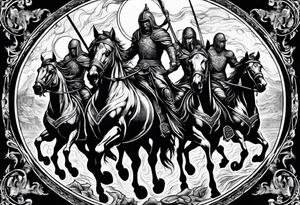 Four Horsemen of the Apocalypse tattoo idea