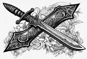 Zulifqar sword tattoo idea