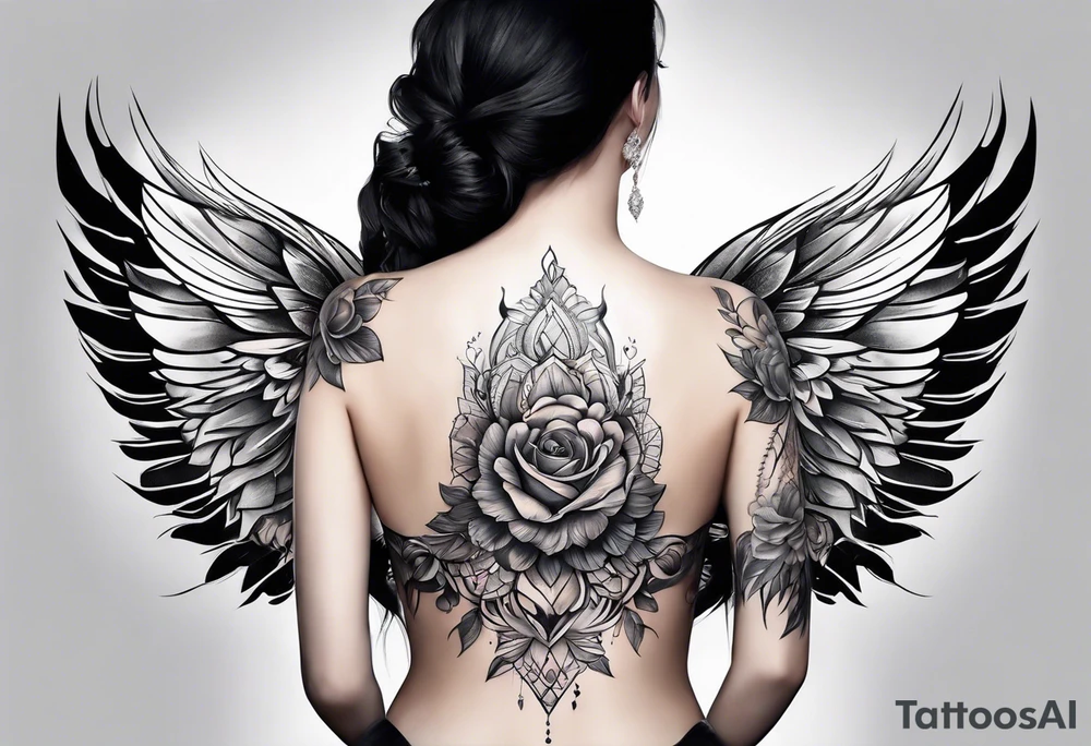 Full Back tattoo covering the whole back woman tattoo idea Full Back tattoo covering the whole back woman tattoo idea