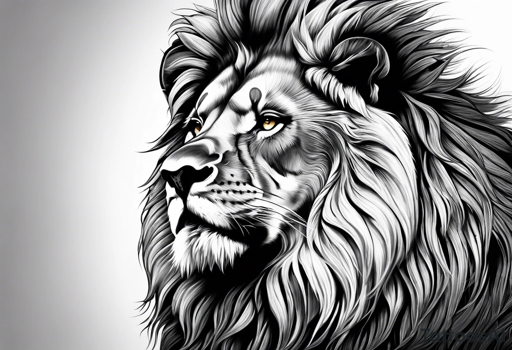Lion from atlas tattoo idea