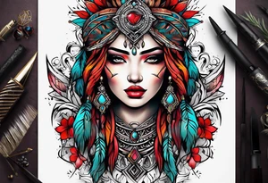Agression tattoo tattoo idea