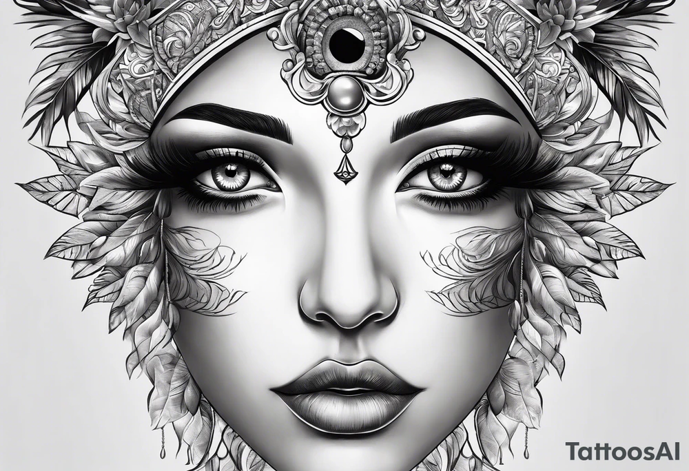 Third eye tattoo idea