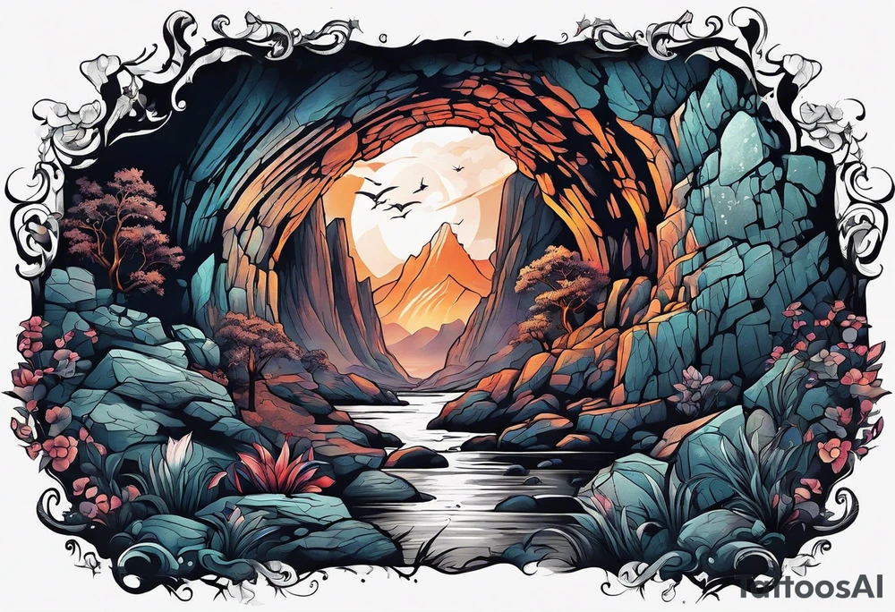 Spelunking tattoo idea