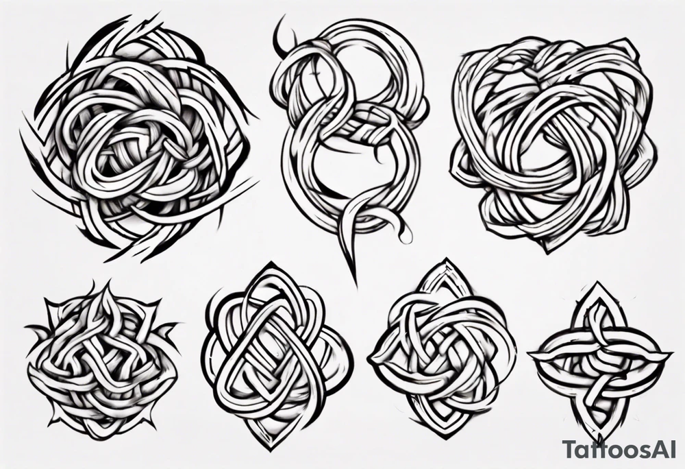 Prime knot 6,1 but very simple tattoo idea