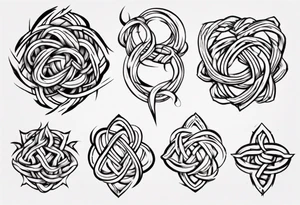 Prime knot 6,1 but very simple tattoo idea
