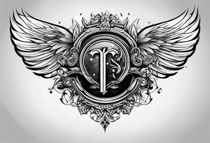 name on chest tattoo idea