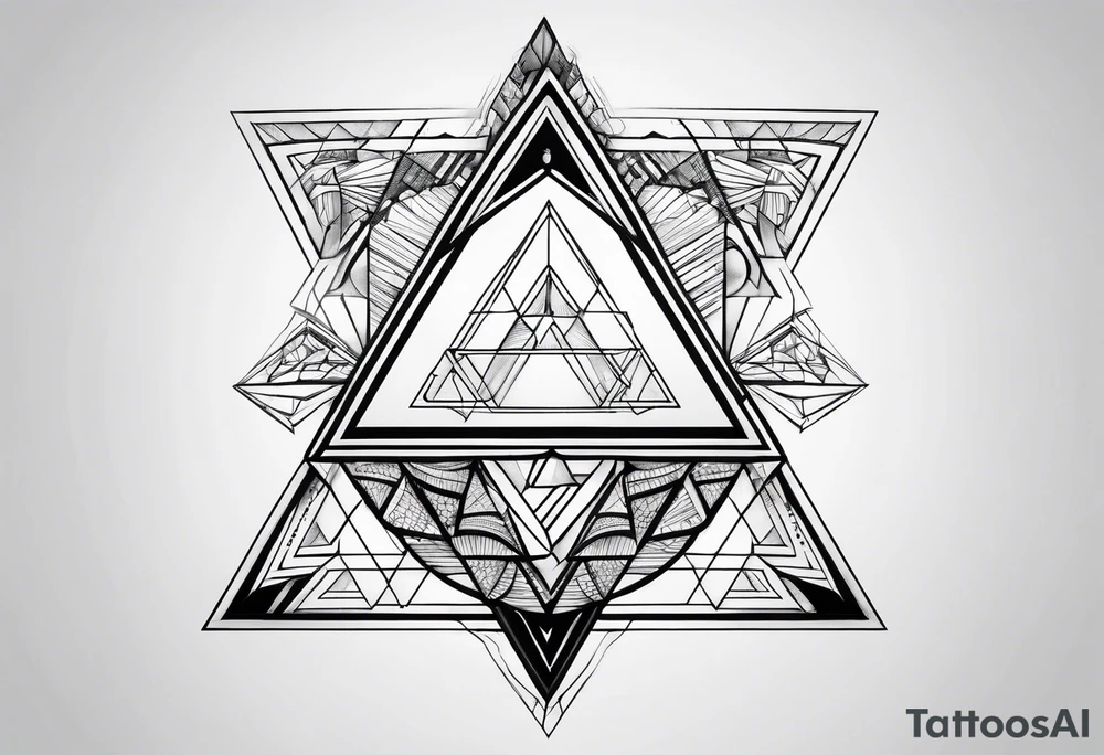 triangle tattoo idea