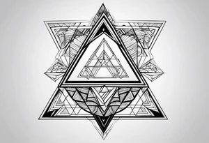triangle tattoo idea