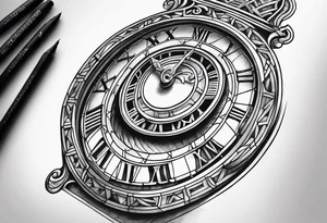 roman numerals IX-VI-LVII tattoo idea