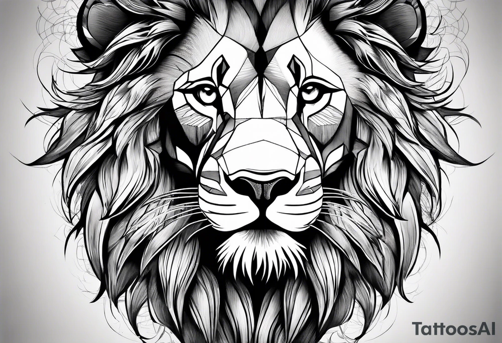 Lion from atlas tattoo idea