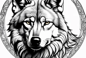 Stoic Wolf tattoo idea
