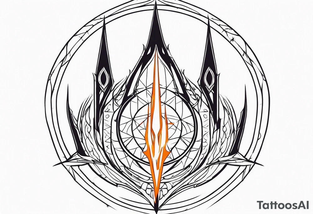 Sauron tattoo idea