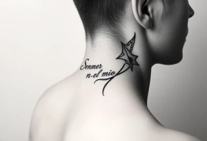 Sempre nel mio cuore
Female neck tattoo (right side) tattoo idea