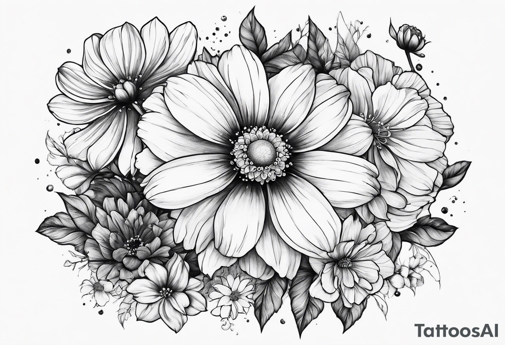 Cosmos tattoo idea