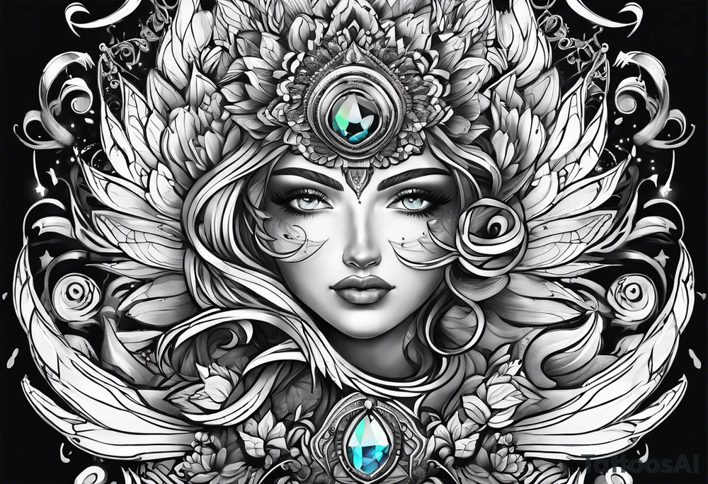 Neon art tattoo tattoo idea