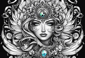 Neon art tattoo tattoo idea