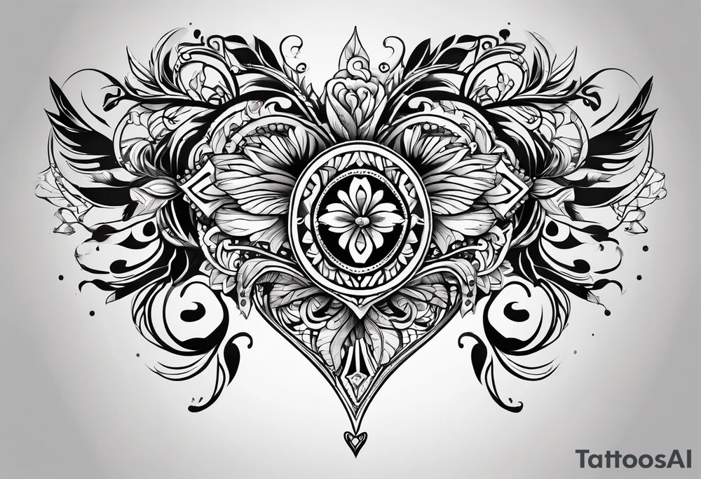 Heart tattoo idea
