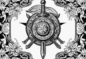 sword consistency tattoo idea