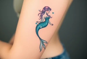 Mermaid tattoo idea