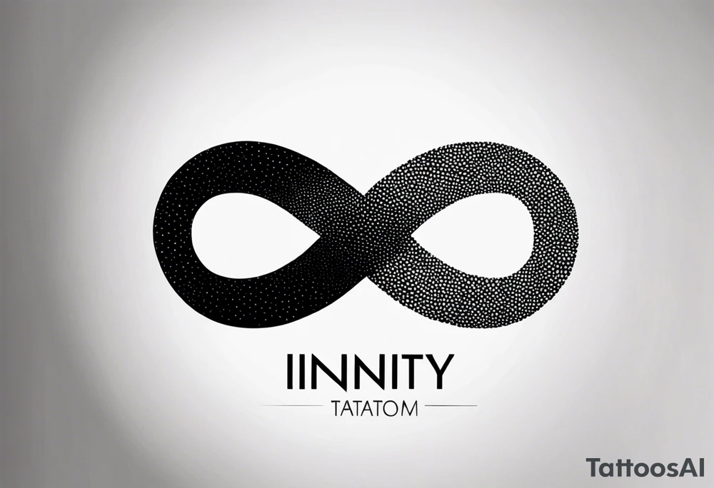 Infinity symbol with name tattoo idea