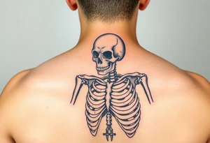 Purepecha warrior skeleton tattoo idea