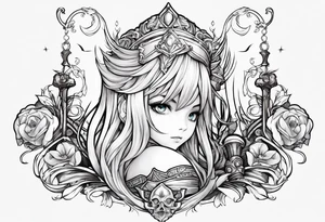 Beatrix from Final Fantasy 9 tattoo idea