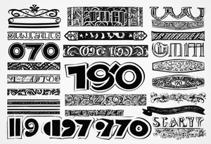 "1970" wrist braclet tattoo tattoo idea