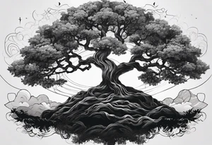 This ash tree was the Tree of Life that held Nine Worlds and connected everything in the universe. tattoo idea