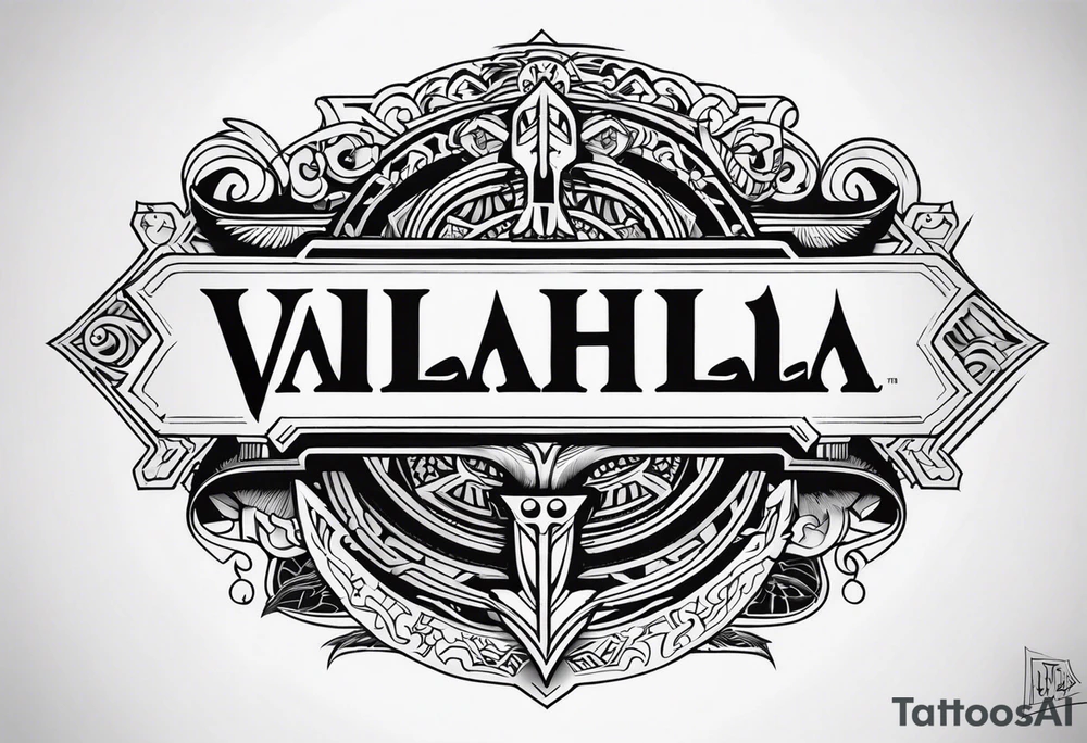 Valhalla tattoo idea